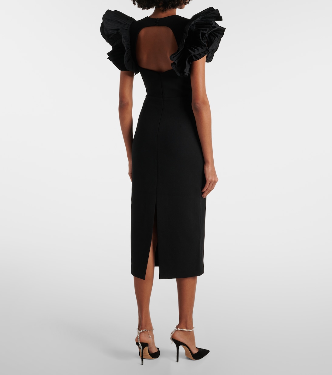 Ella puff-sleeve midi dress | Rebecca Vallance