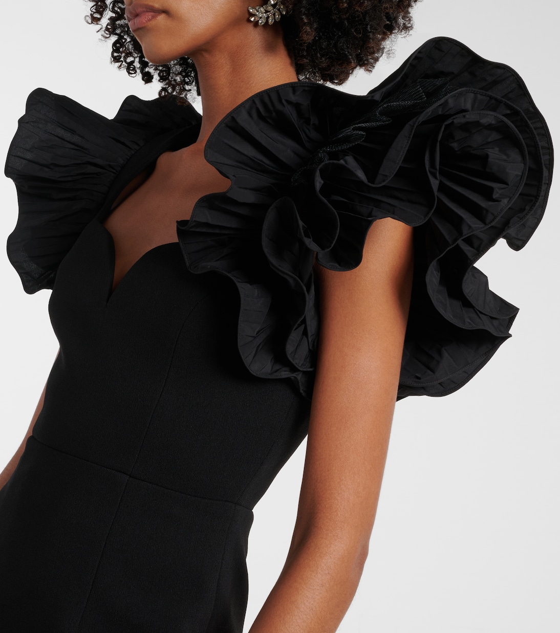 Ella puff-sleeve midi dress | Rebecca Vallance