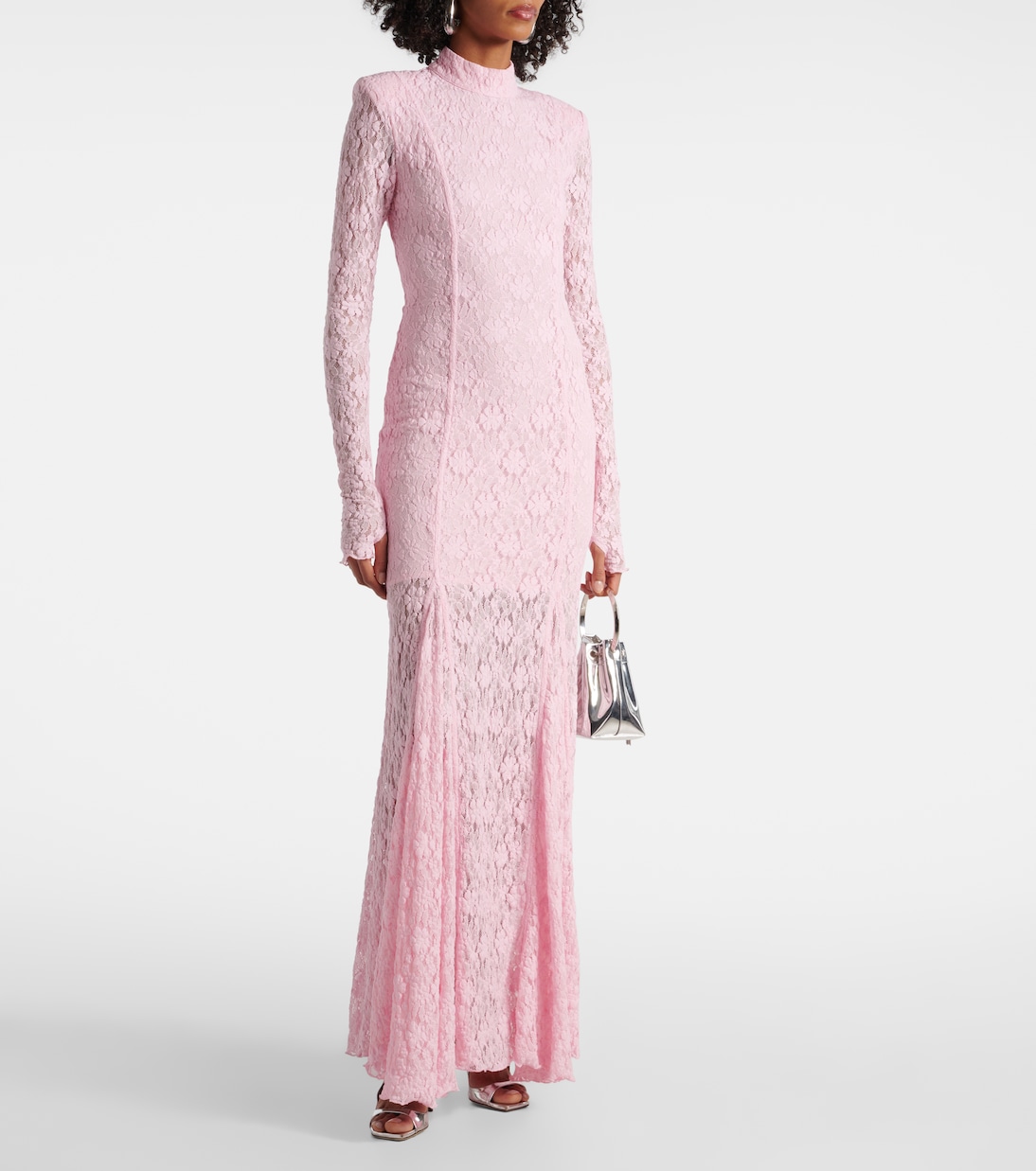 Robe longue en dentelle | Rotate