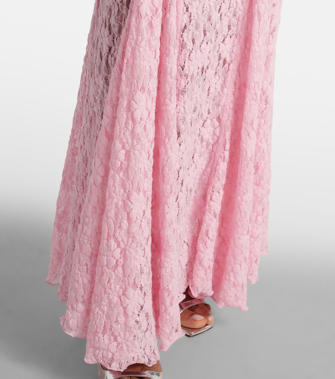 Robe longue en dentelle | Rotate