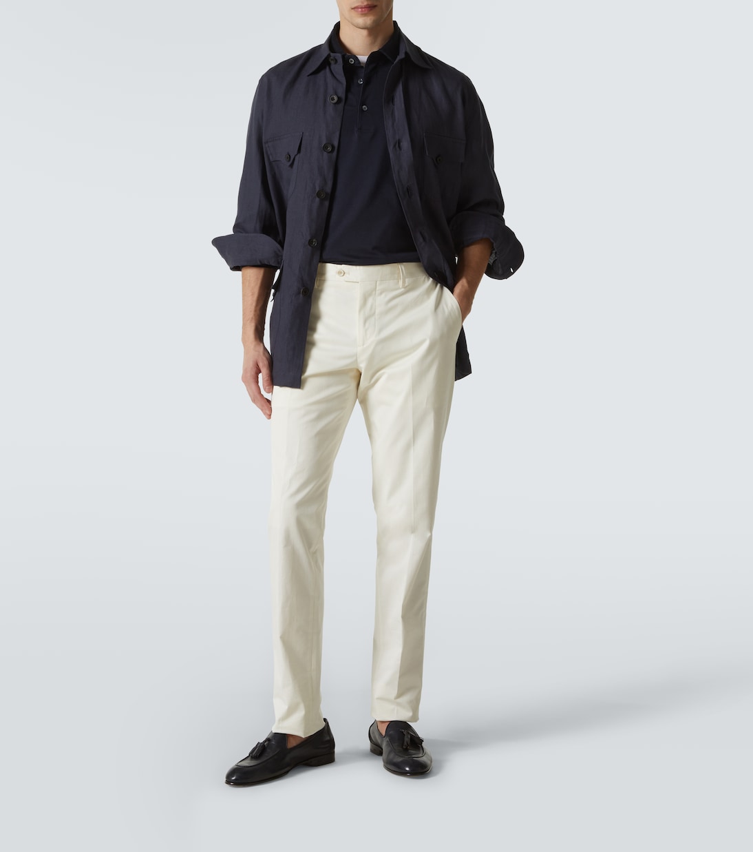 Polo in cotone e seta | Lardini