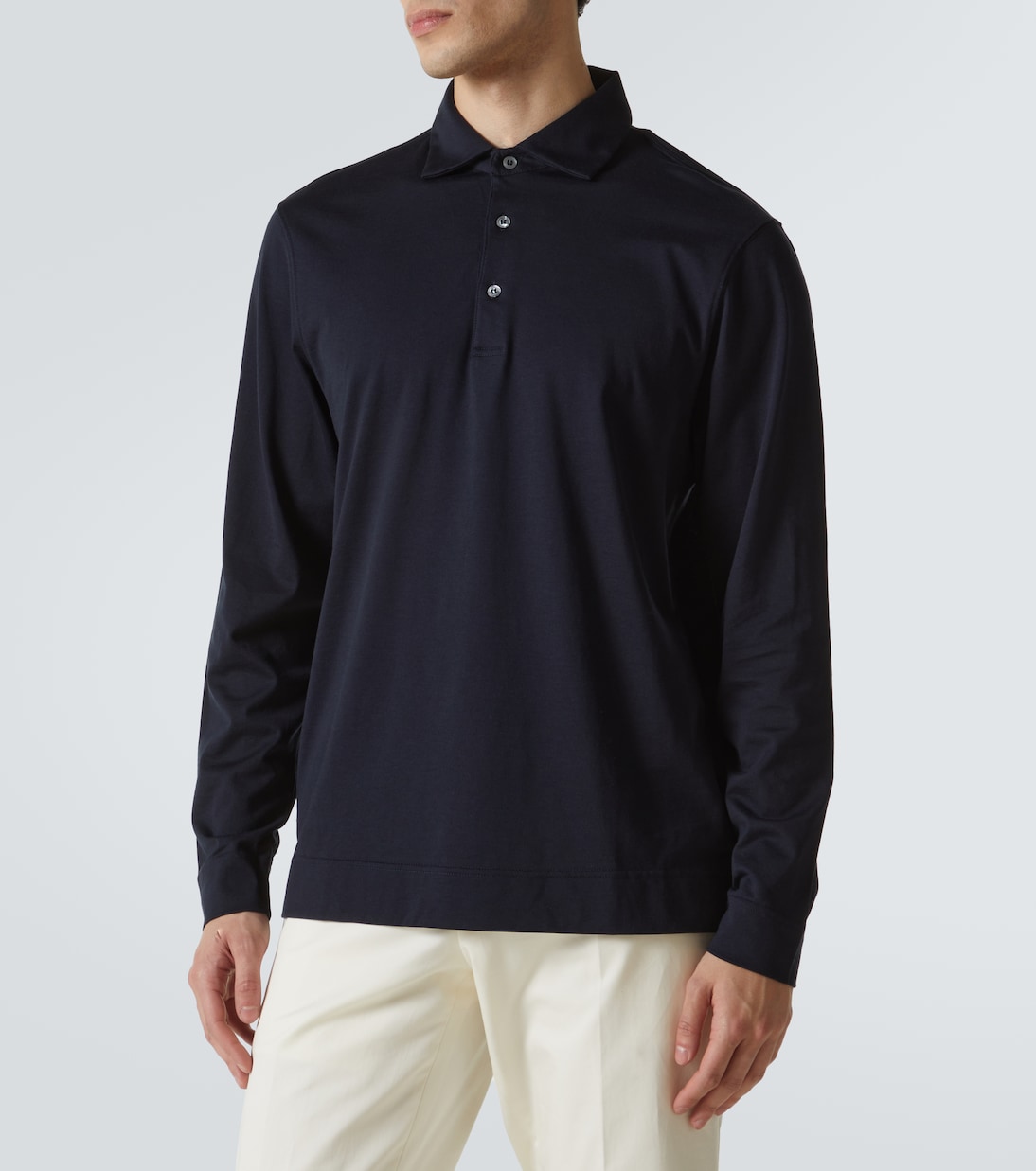 Polo in cotone e seta | Lardini