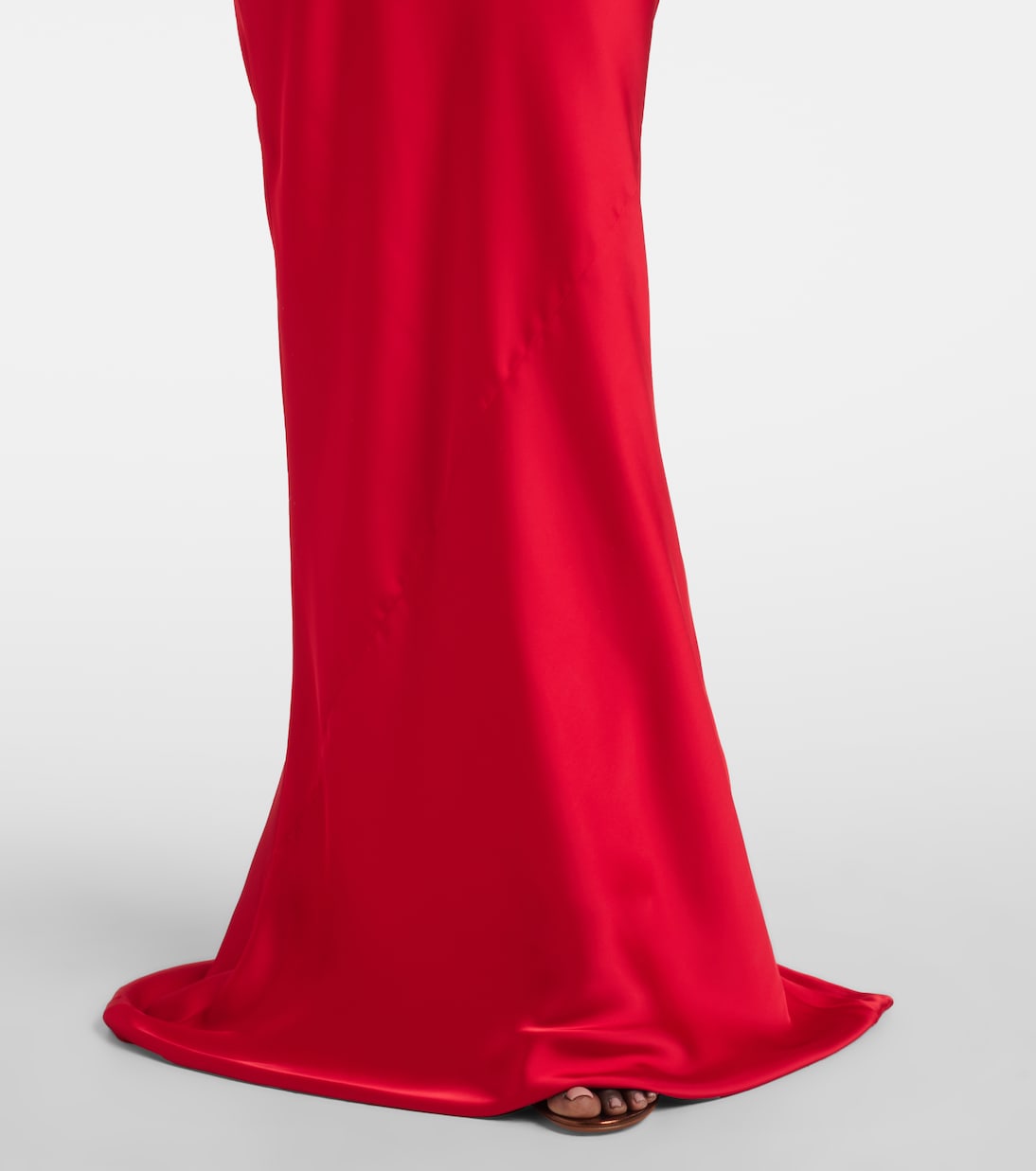One-Shoulder-Robe aus Satin | Norma Kamali