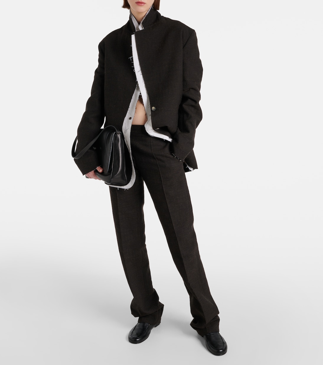 Nuance leather shoulder bag | The Row