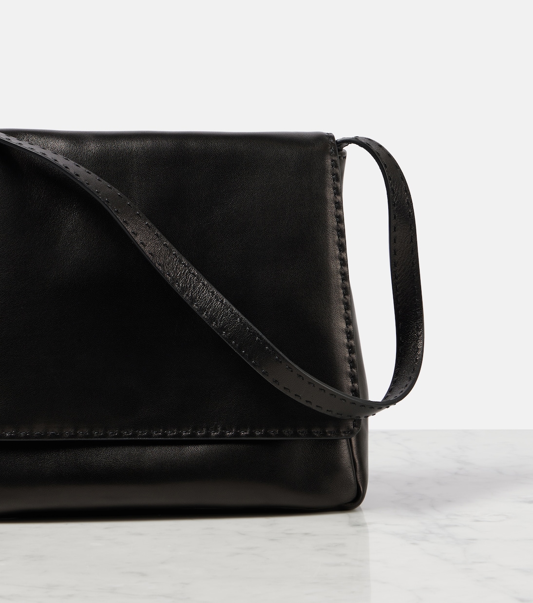 Nuance leather shoulder bag | The Row
