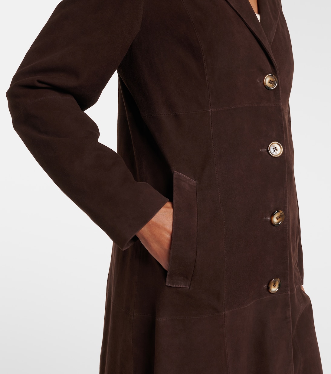 Cappotto Astraea in suede | Rixo