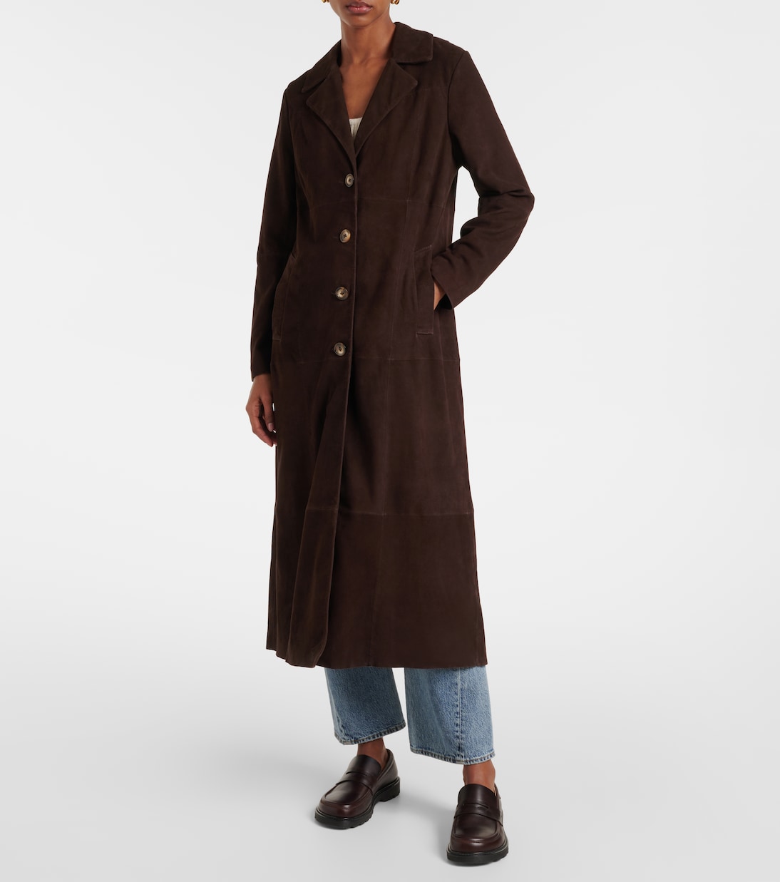 Cappotto Astraea in suede | Rixo