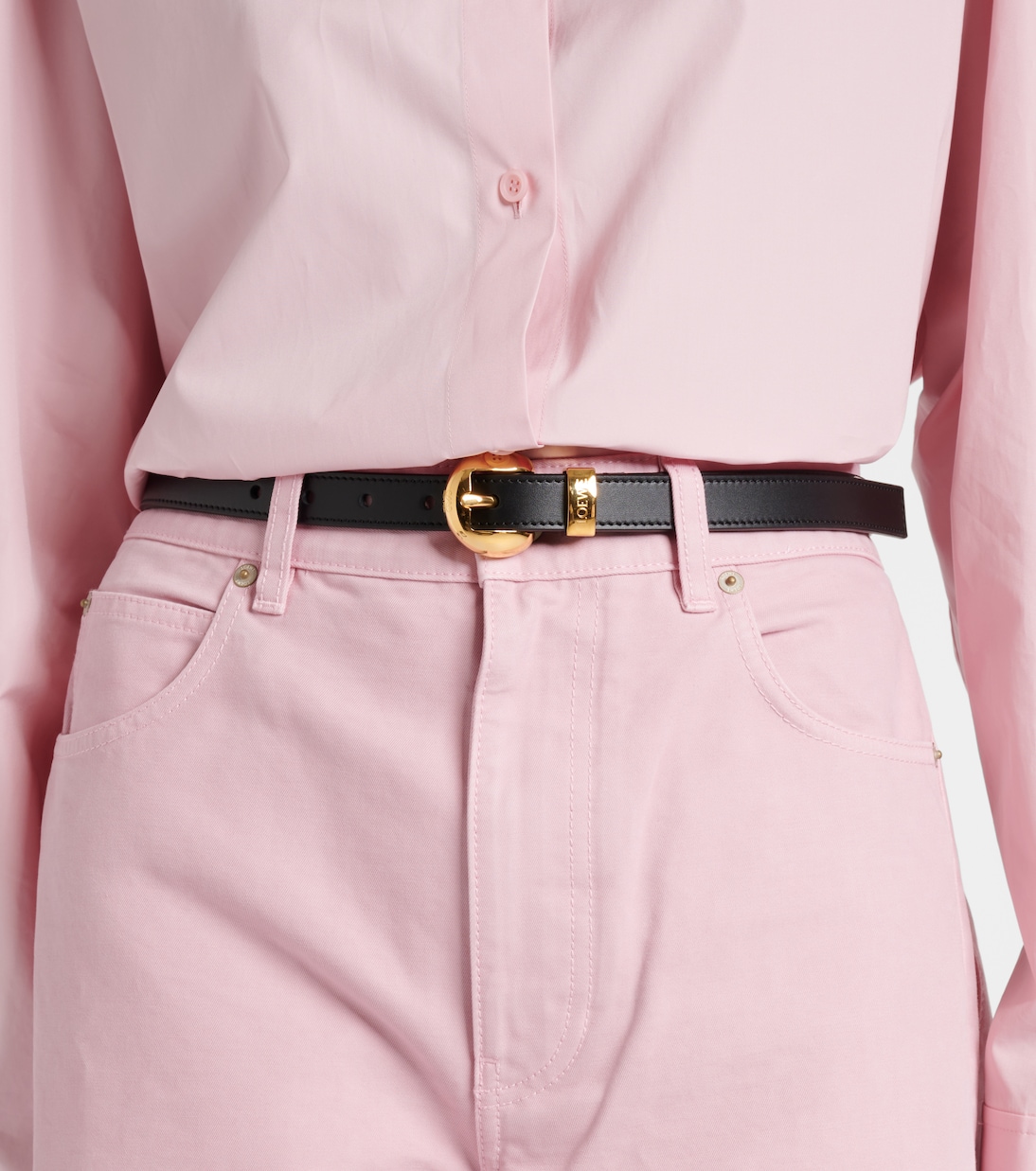 Cintura in pelle LOEWE Pebble per stile giovane e moderno
