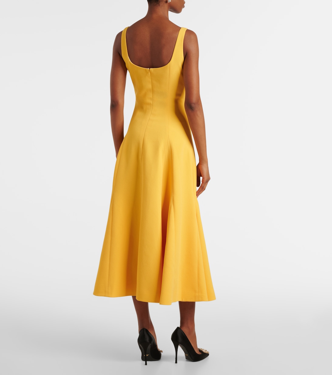 Abito midi Neith in crêpe | Emilia Wickstead