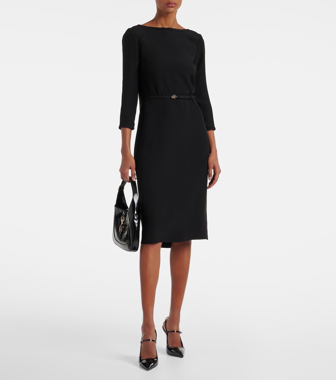 Robe midi Double G | Gucci
