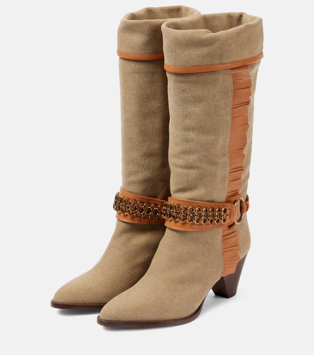 Bottines santiags Levon en toile | Isabel Marant