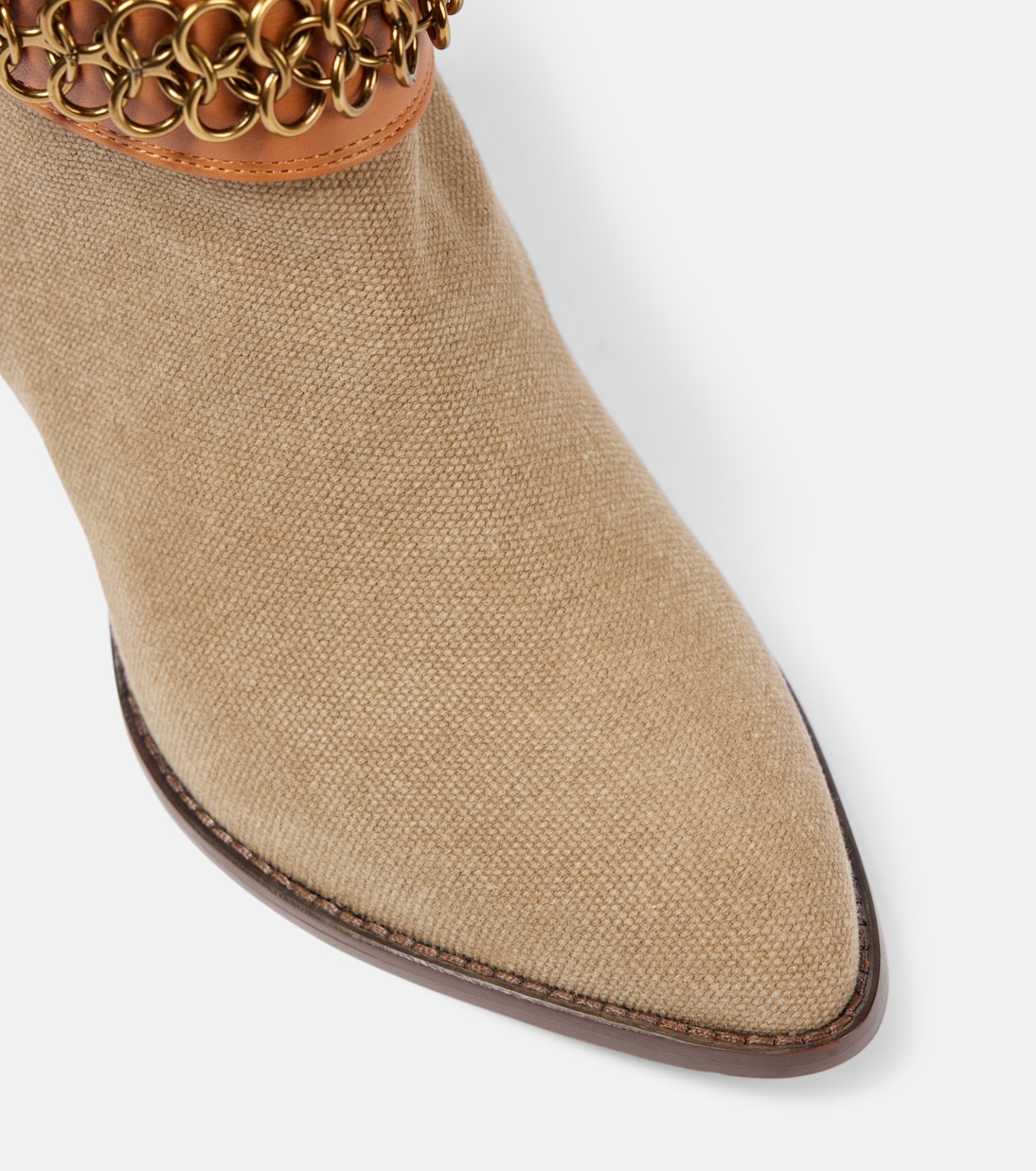 Bottines santiags Levon en toile | Isabel Marant
