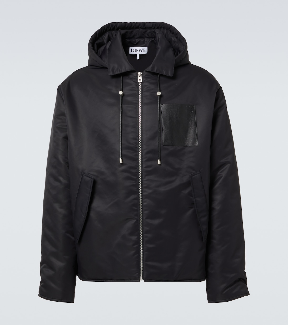 Jacke mit Leder | Loewe