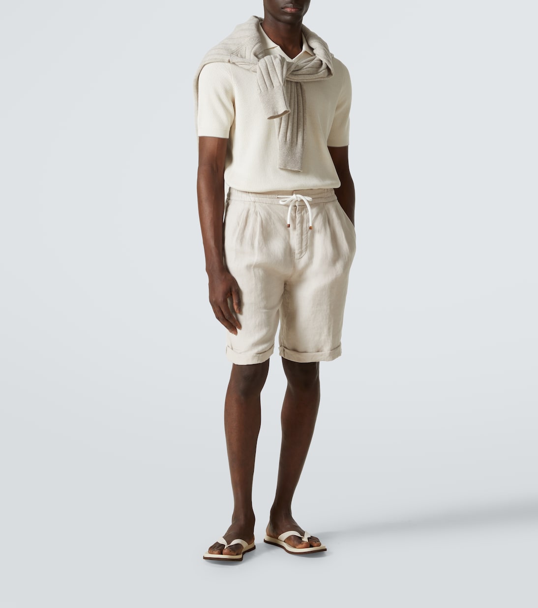 Sandalen aus Leder | Brunello Cucinelli