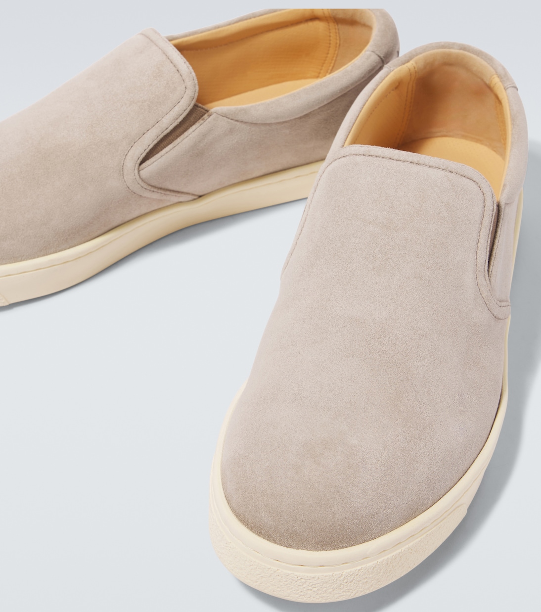 Baskets slip-on en daim | Brunello Cucinelli