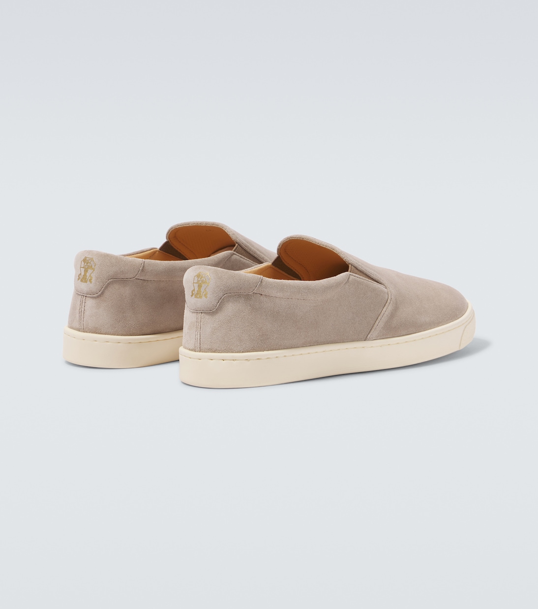 Baskets slip-on en daim | Brunello Cucinelli