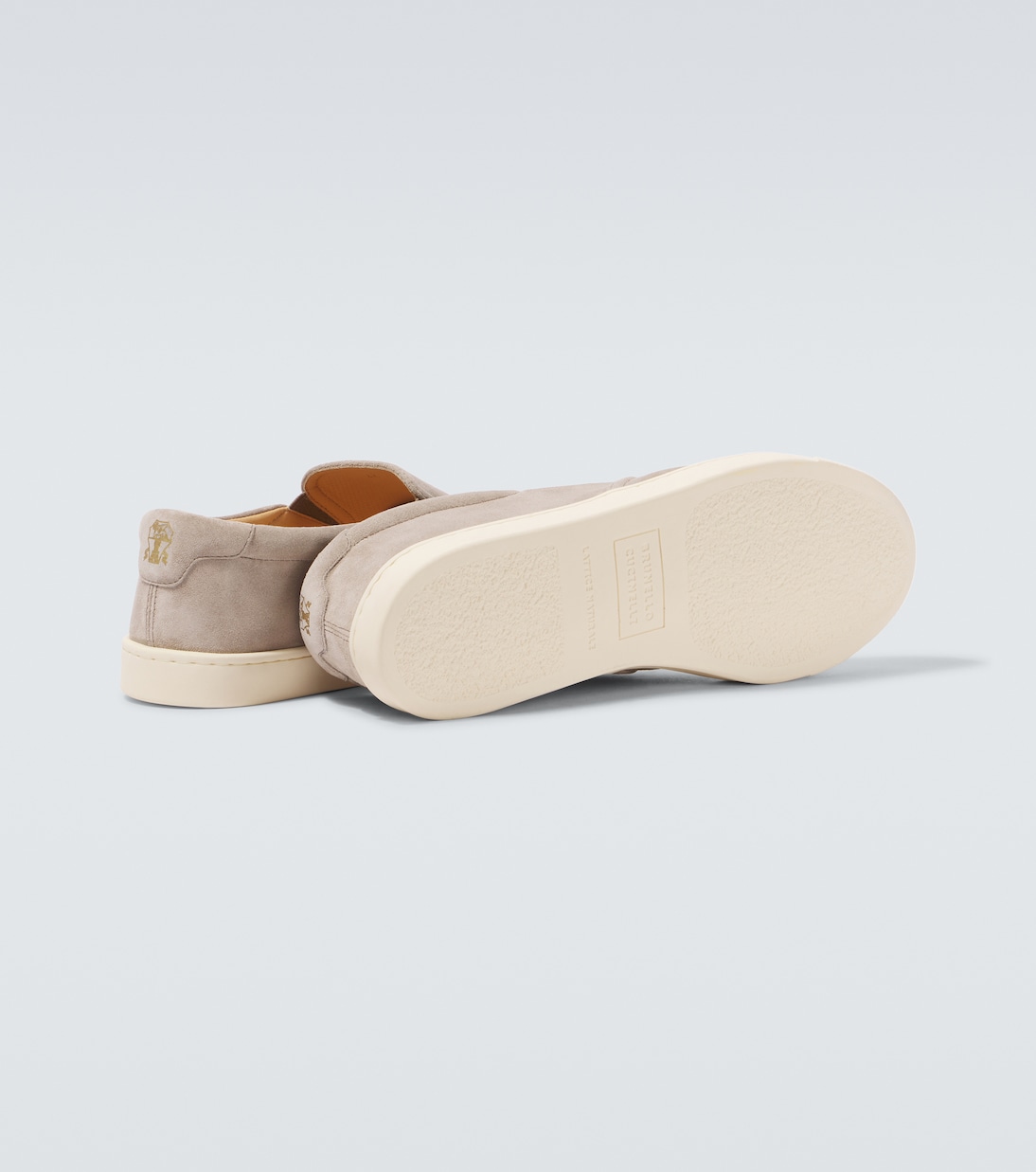 Baskets slip-on en daim | Brunello Cucinelli