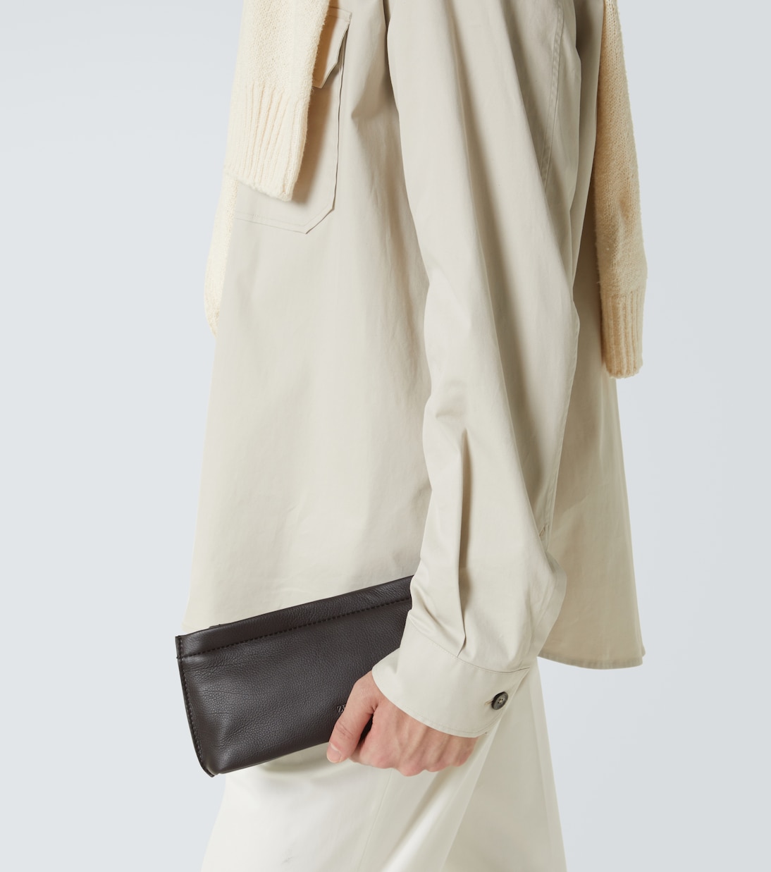 Secondskin leather toiletry bag | Zegna