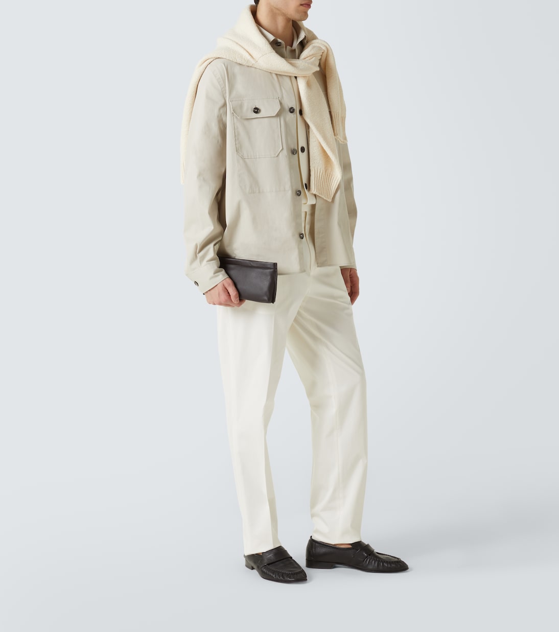 Secondskin leather toiletry bag | Zegna
