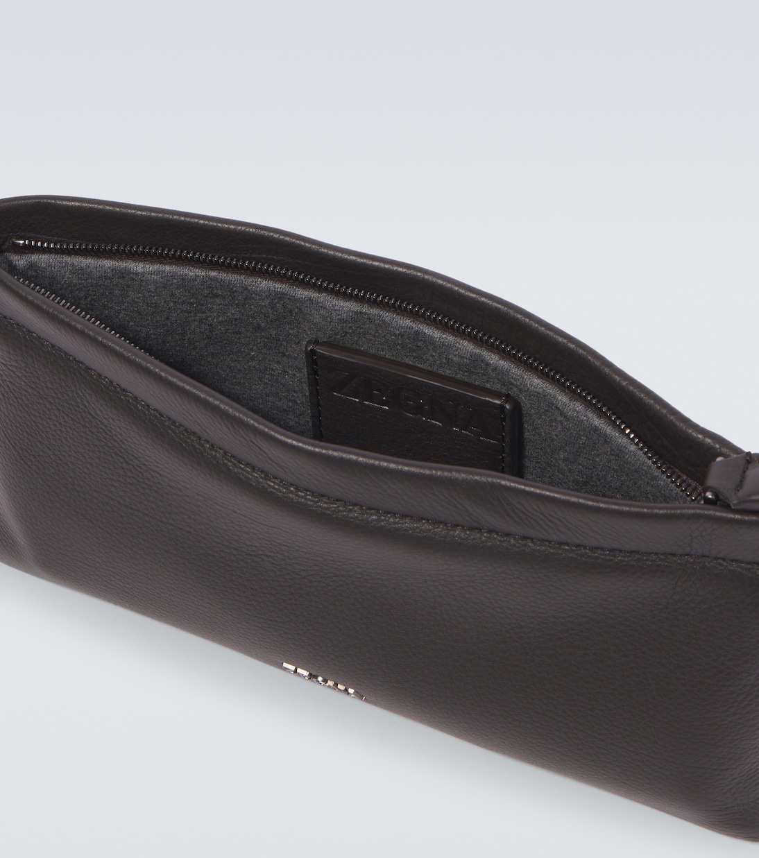 Secondskin leather toiletry bag | Zegna