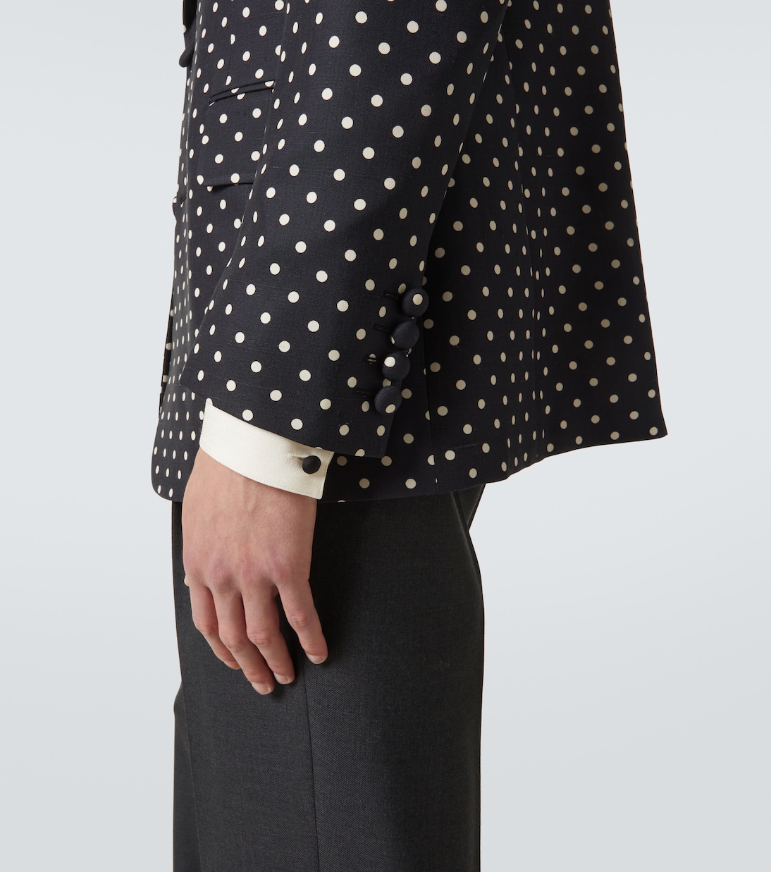 Blazer in seta a pois | Valentino