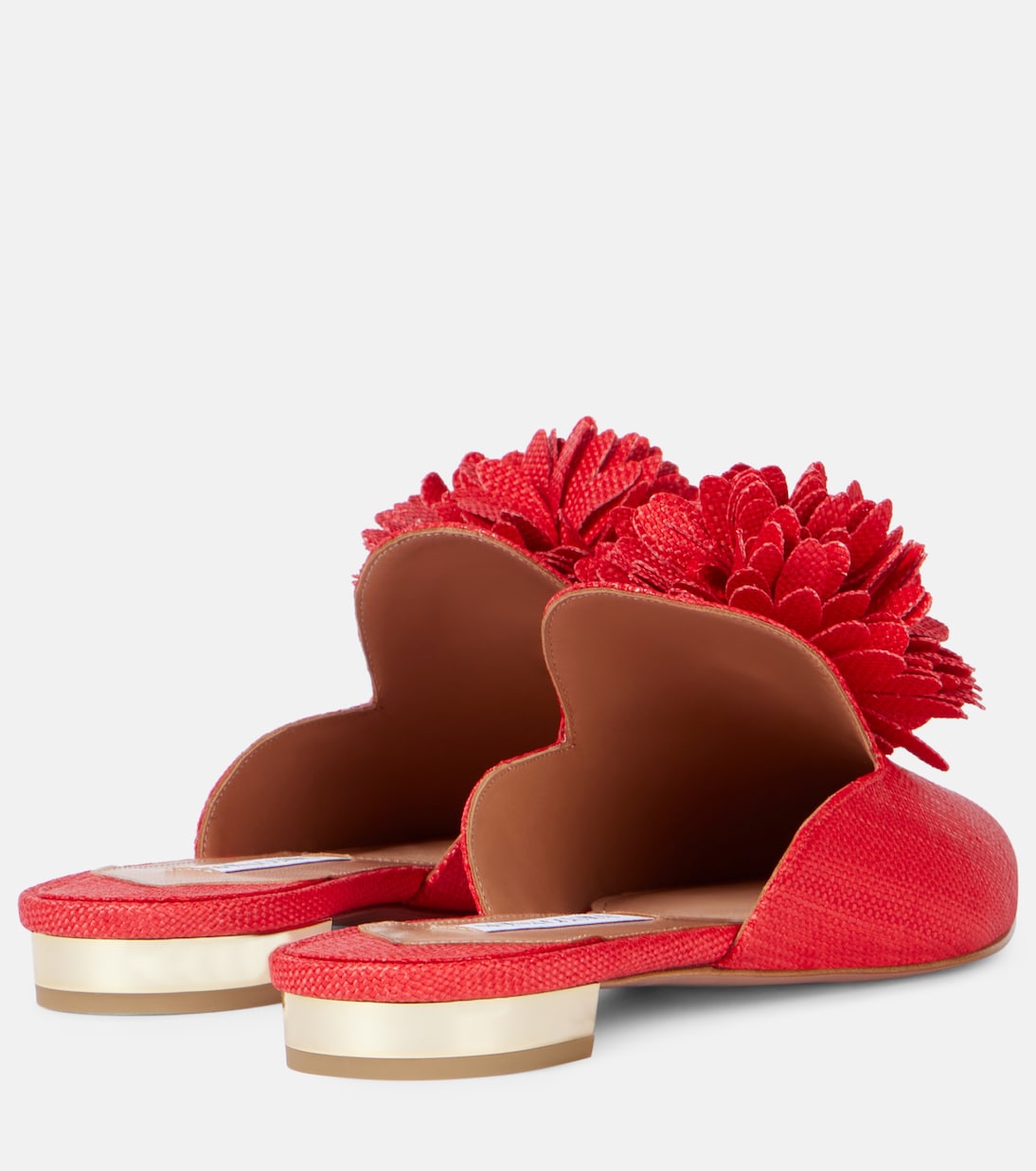 Couturier appliqué mules | Aquazzura