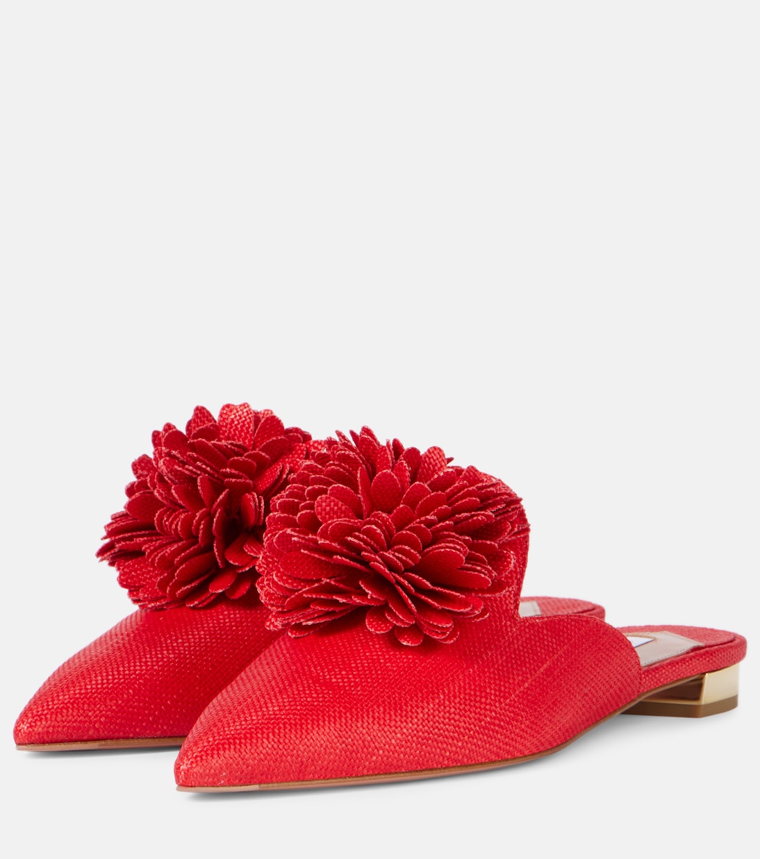 Couturier appliqué mules | Aquazzura