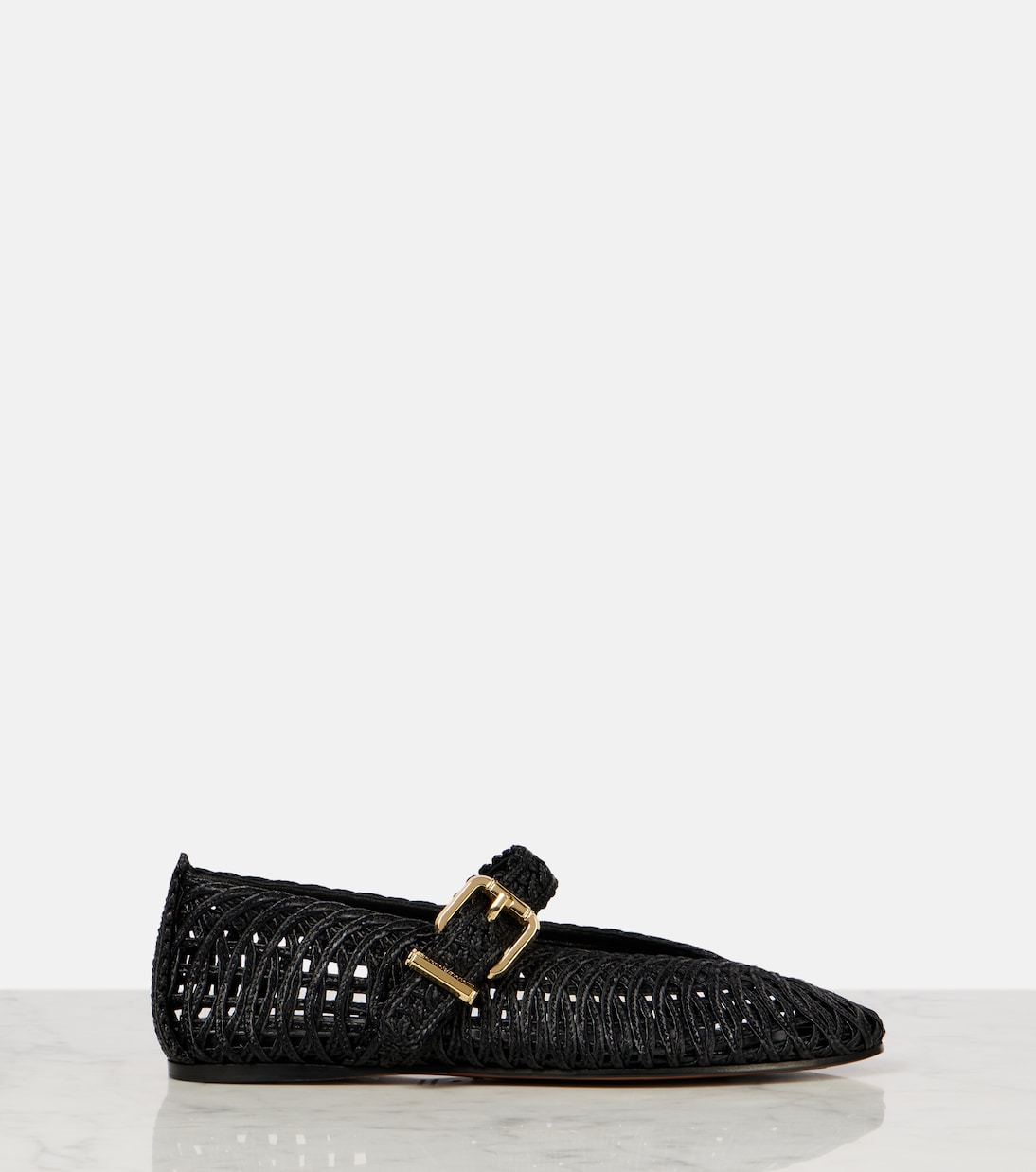 Reef raffia Mary Jane flats | Zimmermann