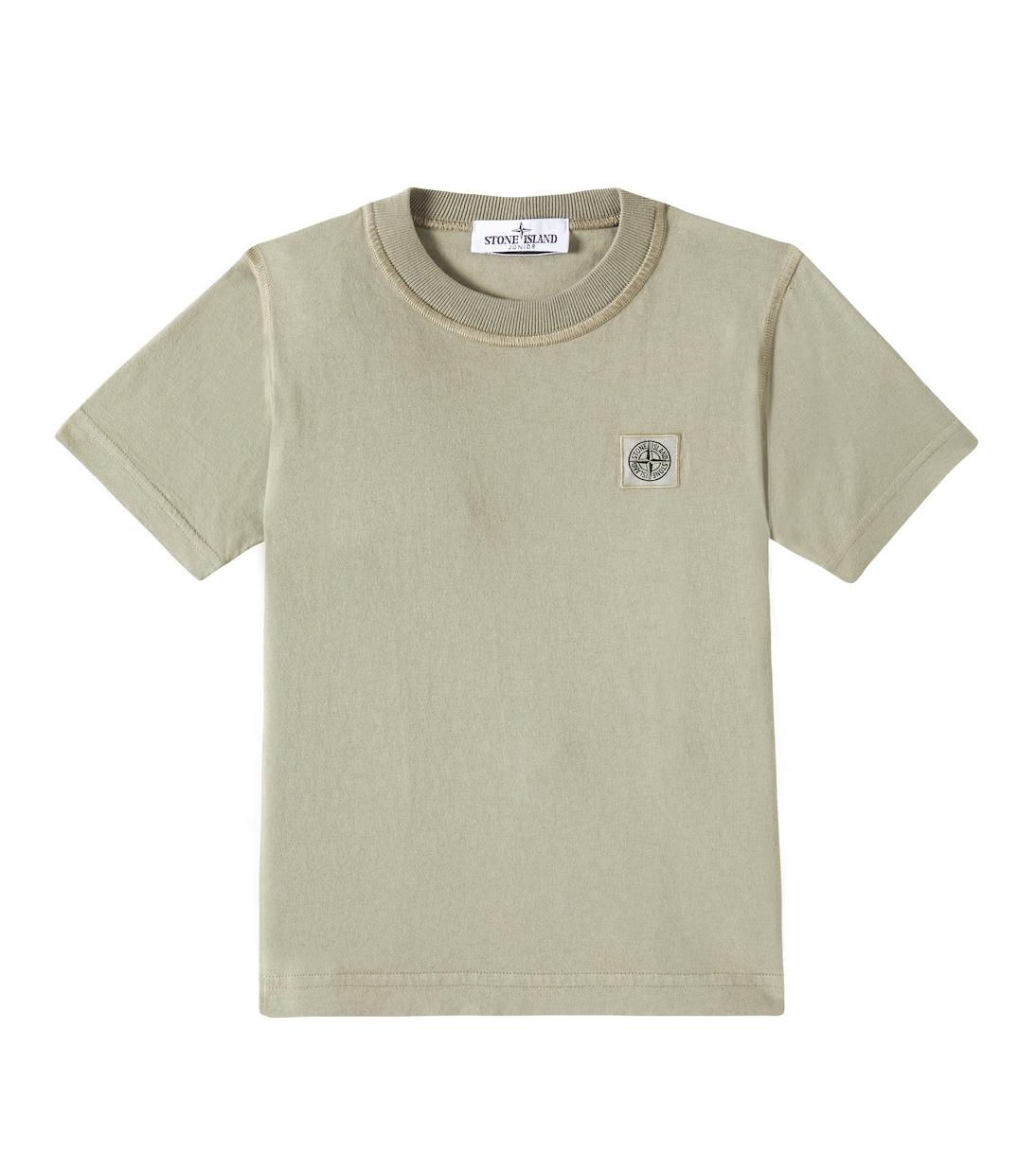 T-shirt in jersey di cotone con logo | Stone Island Junior