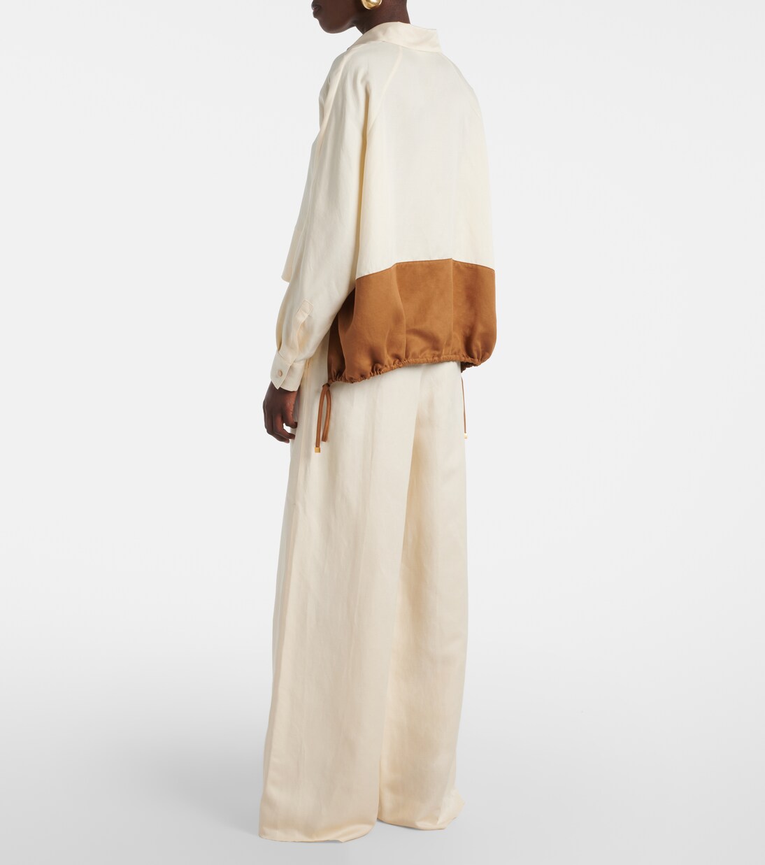 Blusa Biacco in lino e seta | Max Mara