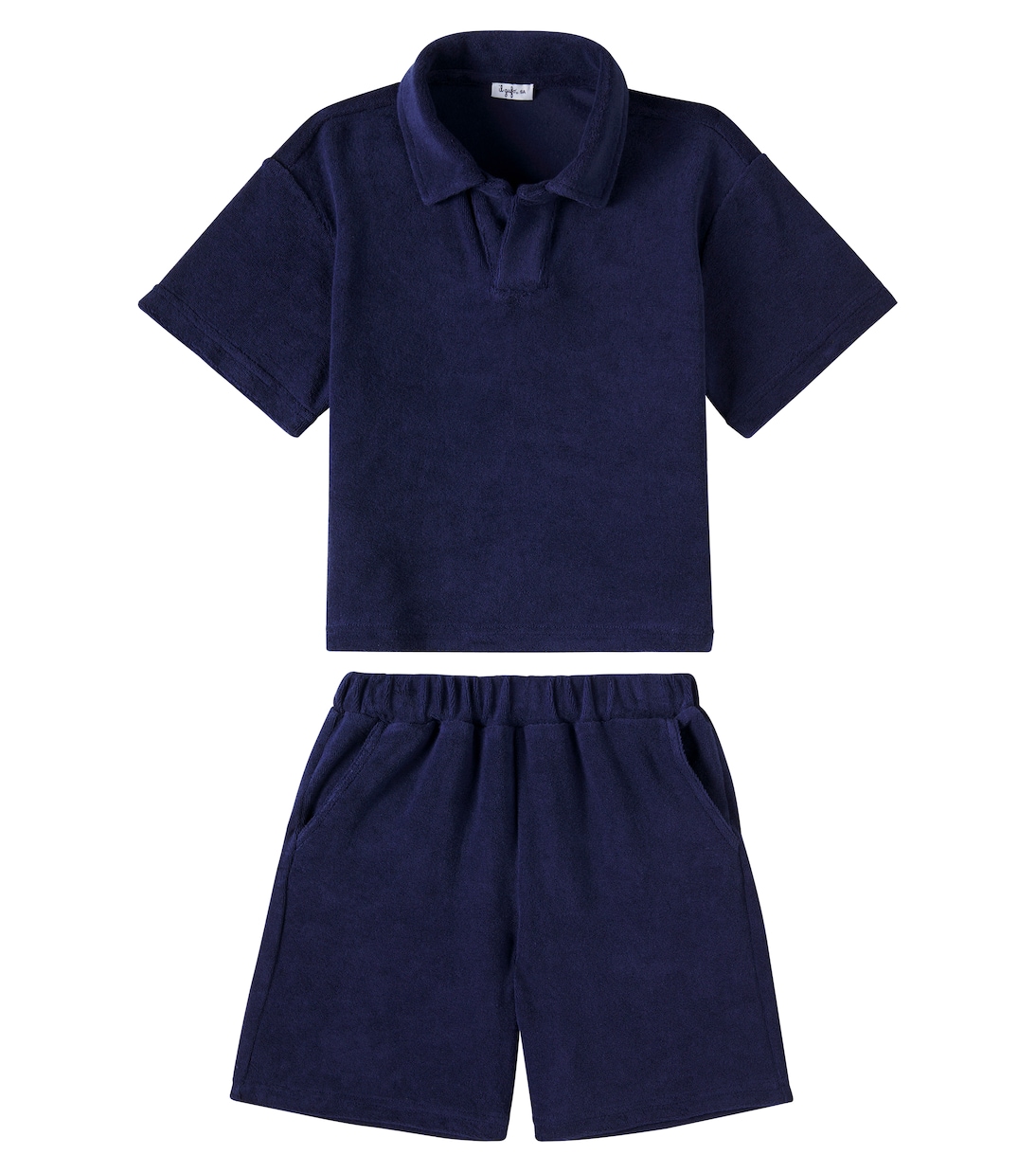 Polo e shorts in misto cotone | Il Gufo