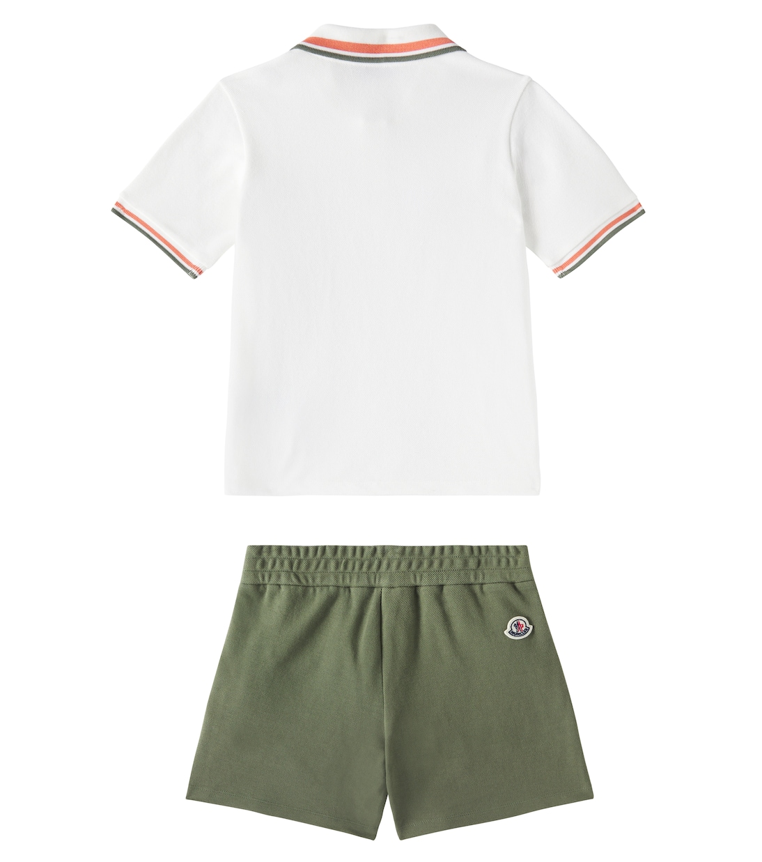 Polo e shorts in cotone | Moncler Enfant