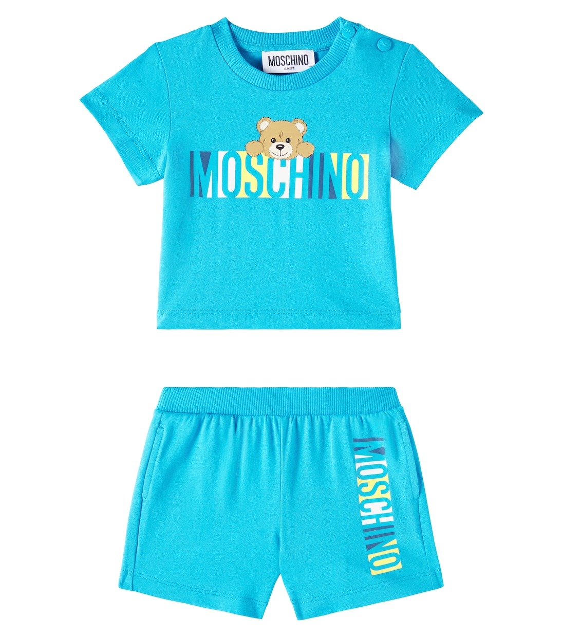 Bebé - set de camiseta y shorts de algodón | Moschino Kids