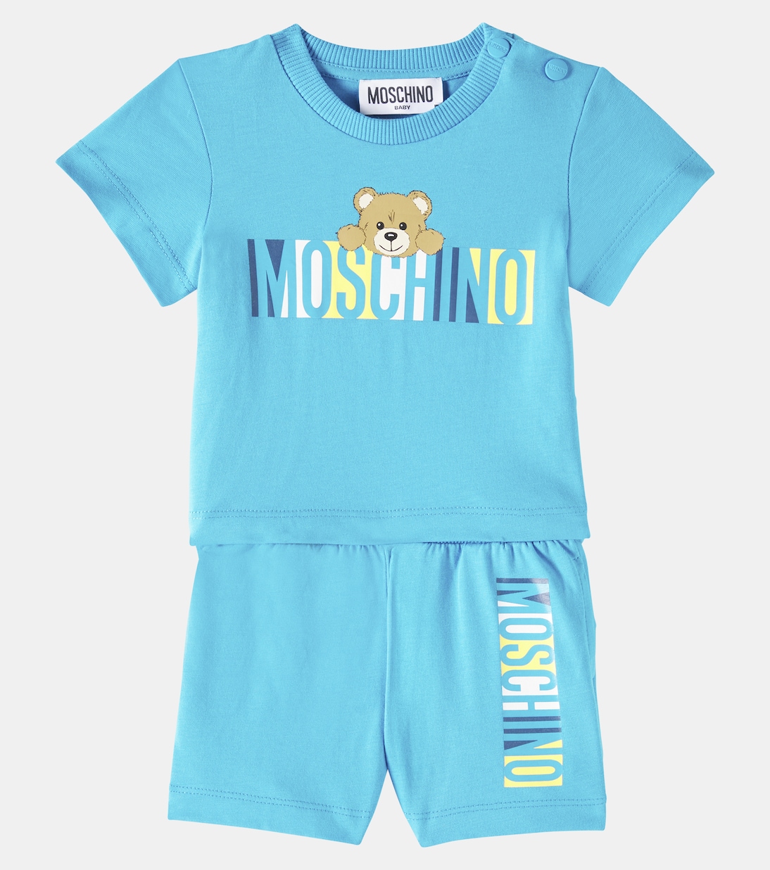 Bebé - set de camiseta y shorts de algodón | Moschino Kids