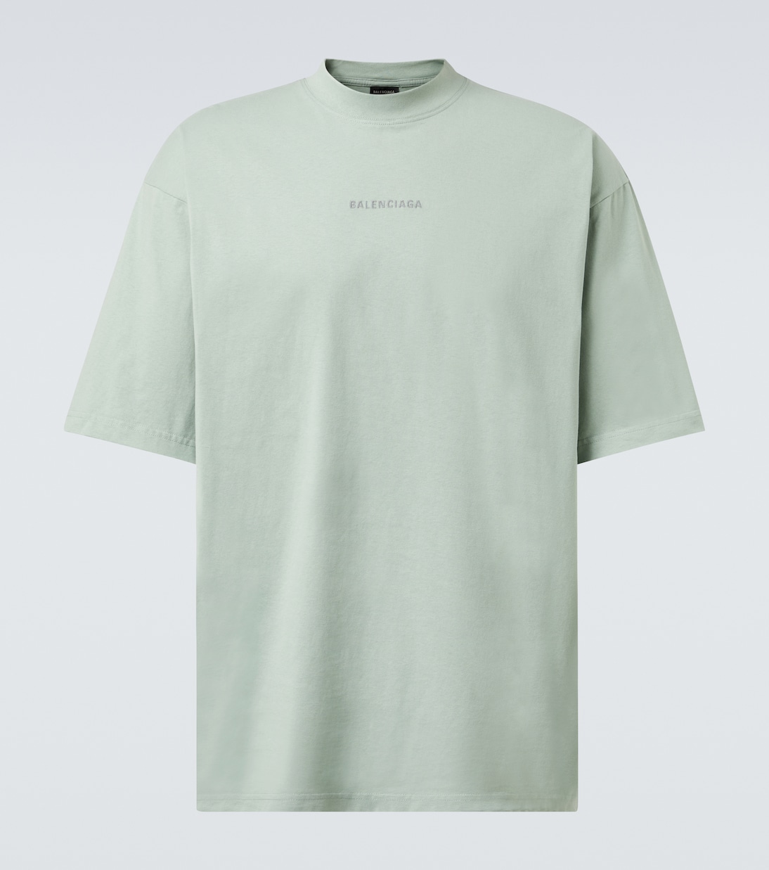 Camiseta en jersey de algodón con logo | Balenciaga