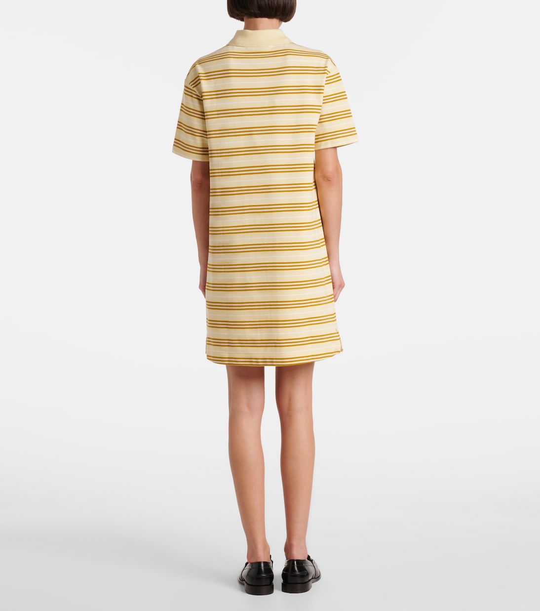 Icon Stripe cotton piquet minidress | Burberry