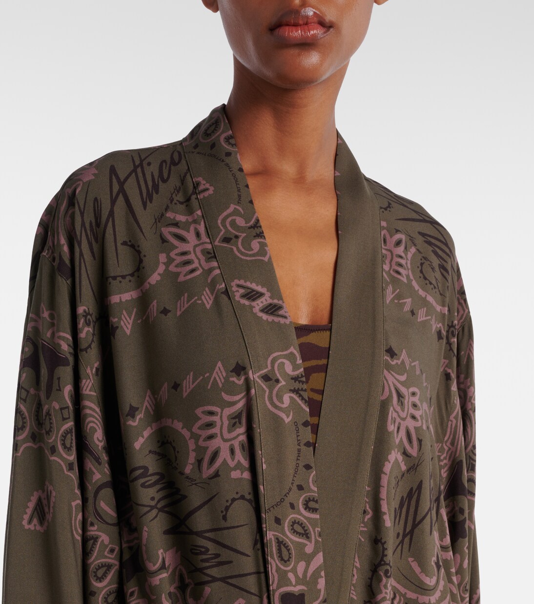 Bandana muslin kaftan | The Attico