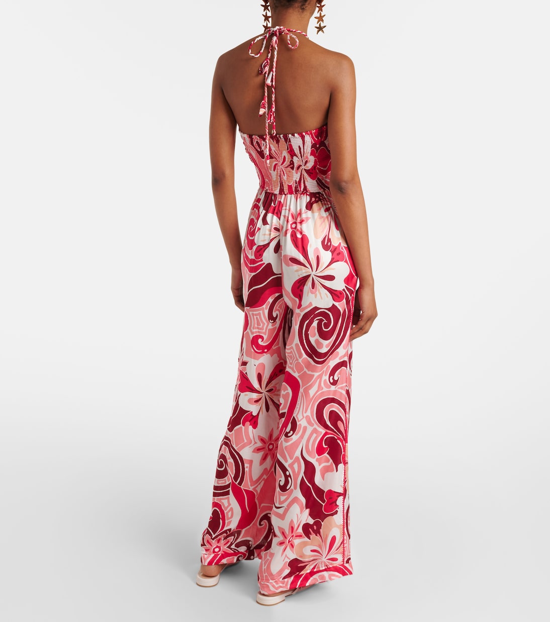 Jumpsuit Claudia in raso con cut-out | Poupette St Barth