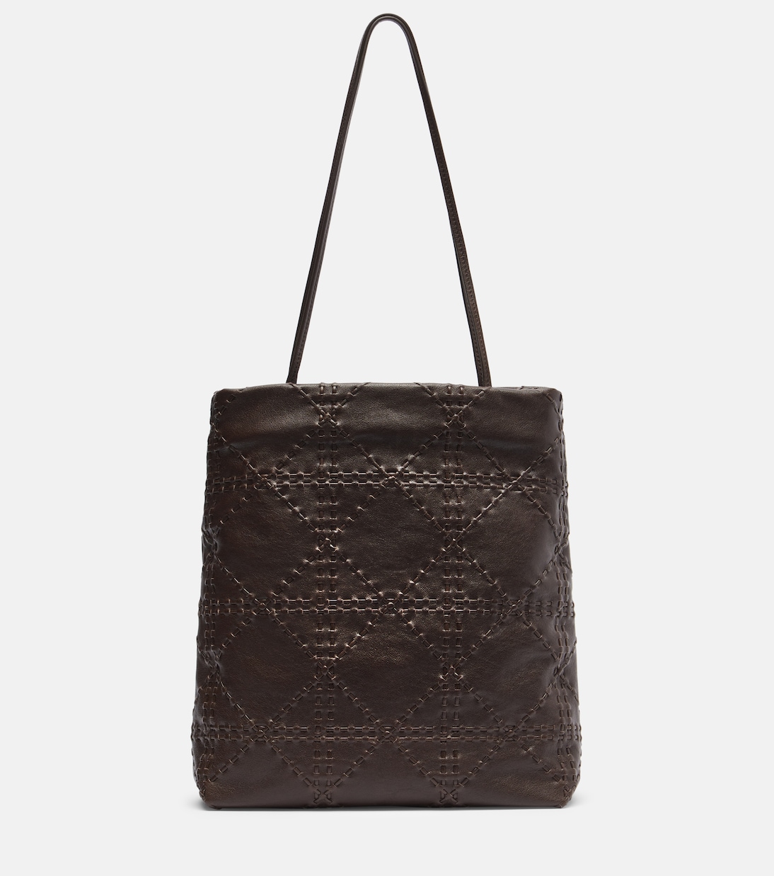 Borsa Lilou in pelle con ricamo | The Row