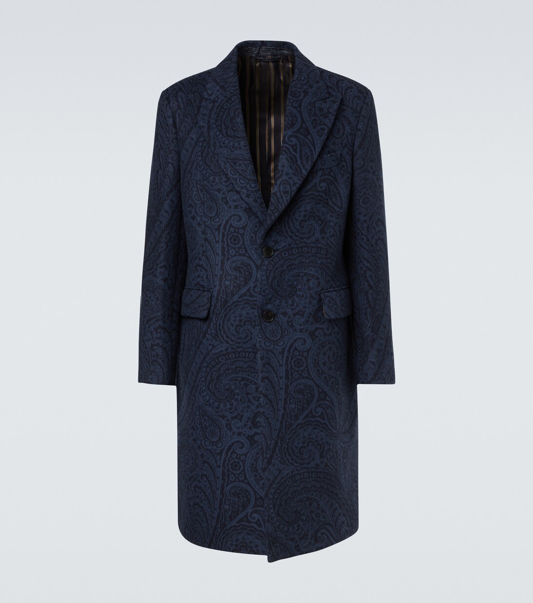 Paisley wool and cashmere jacquard coat | Etro