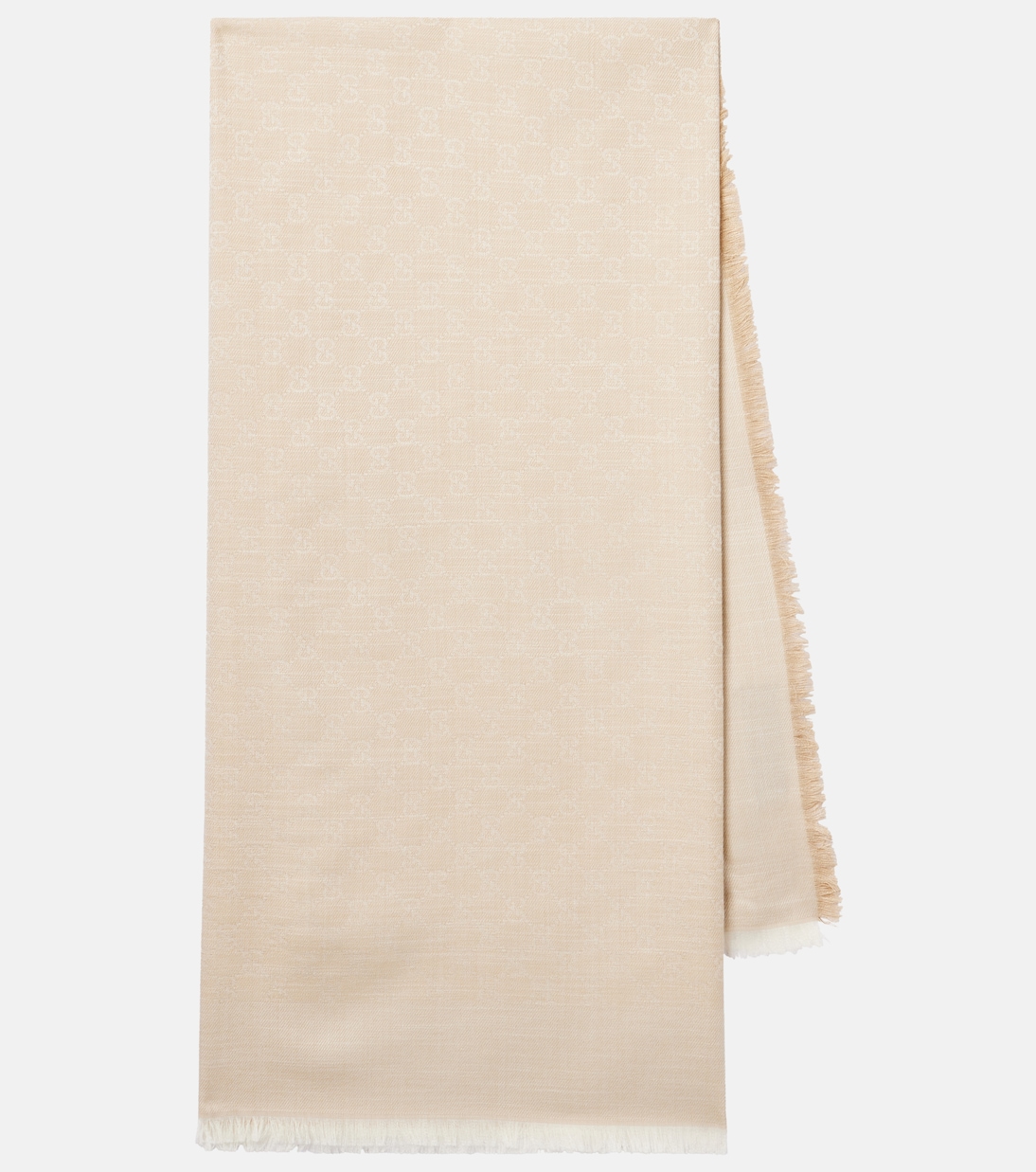 GG cotton, wool, and silk scarf | Gucci