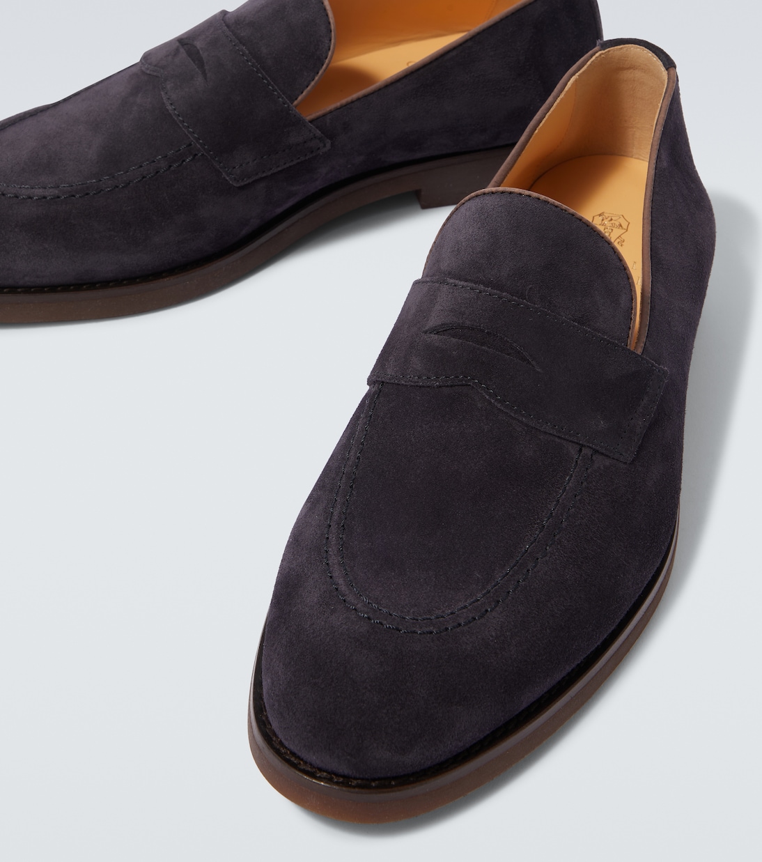 Loafers aus Veloursleder  | Brunello Cucinelli