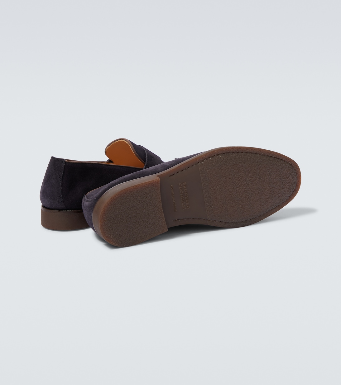 Loafers aus Veloursleder  | Brunello Cucinelli