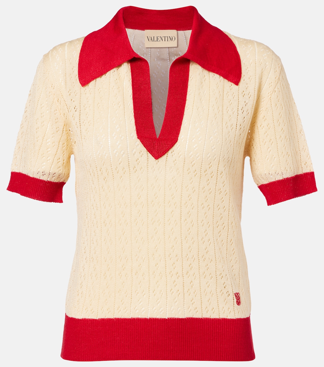 Polopullover aus einem Leinengemisch | Valentino