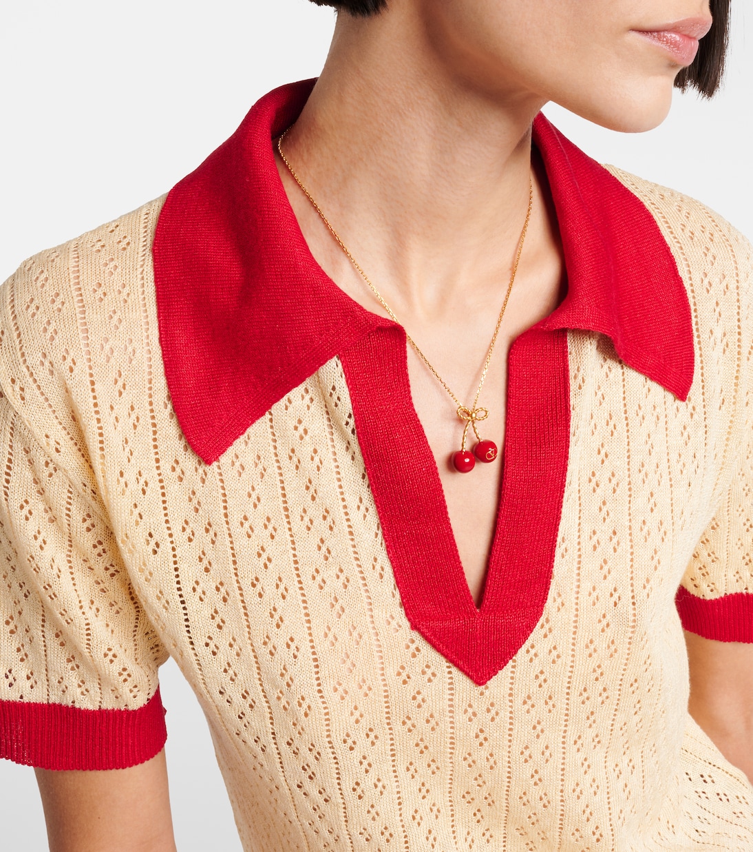 Polopullover aus einem Leinengemisch | Valentino