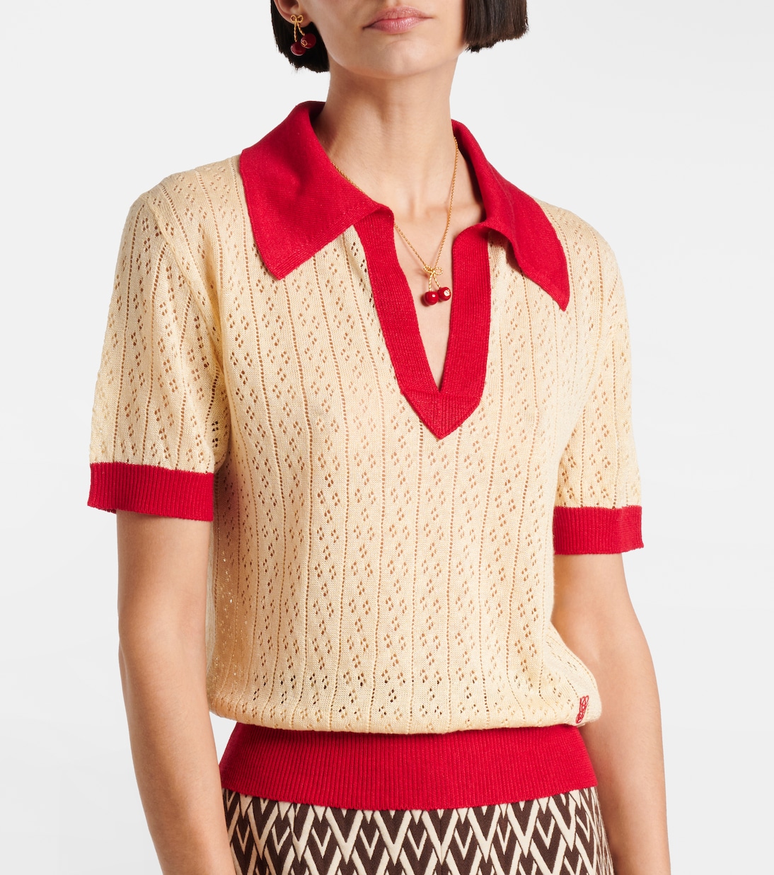 Polopullover aus einem Leinengemisch | Valentino