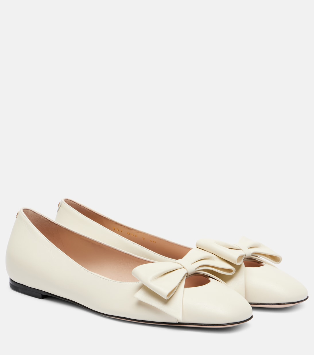 Ballerine in pelle con fiocco | Valentino Garavani