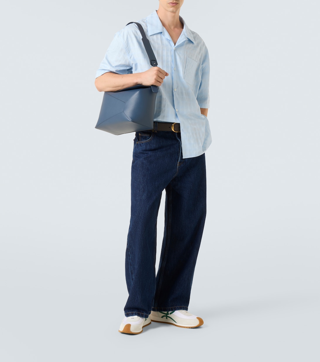 Flow Runner 2.0 suede-trimmed sneakers | Loewe
