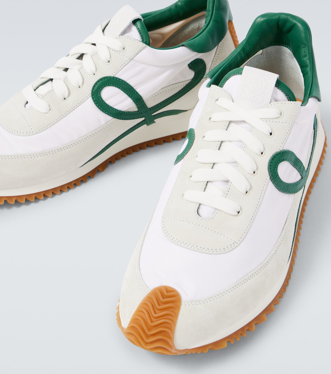 Flow Runner 2.0 suede-trimmed sneakers | Loewe