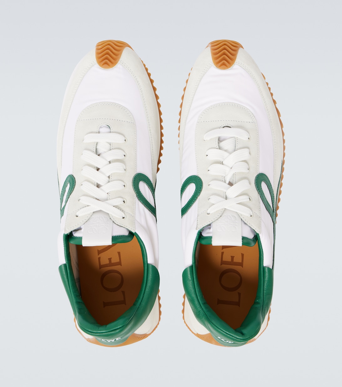 Flow Runner 2.0 suede-trimmed sneakers | Loewe